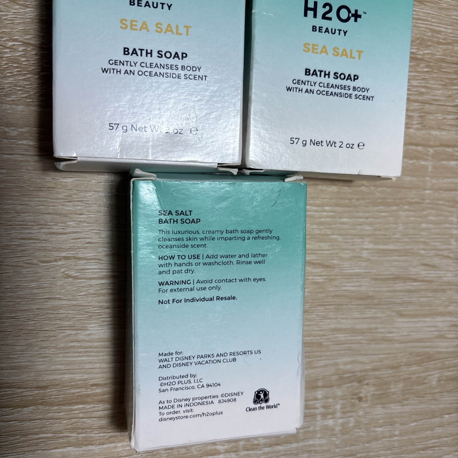 Disney Resorts H2O – 3 Sea Salt Bath Soaps