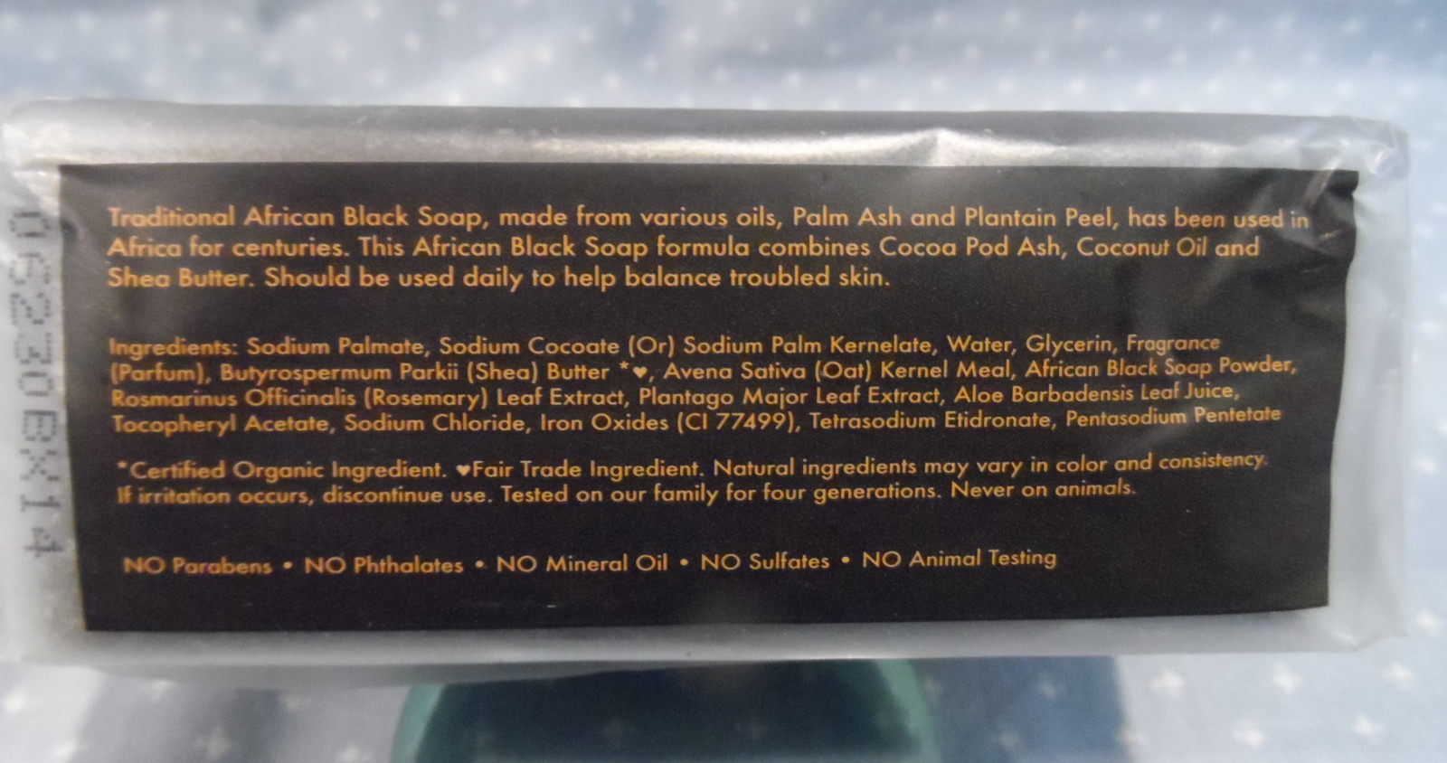 Shea Moisture African Black Soap Cleanser w/ Shea Butter- 8 oz Bar