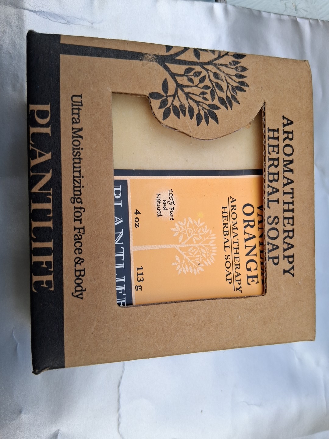 Vanilla Orange 100% Pure & Natural Aromatherapy Herbal Soap- 4 Ounces (113g)