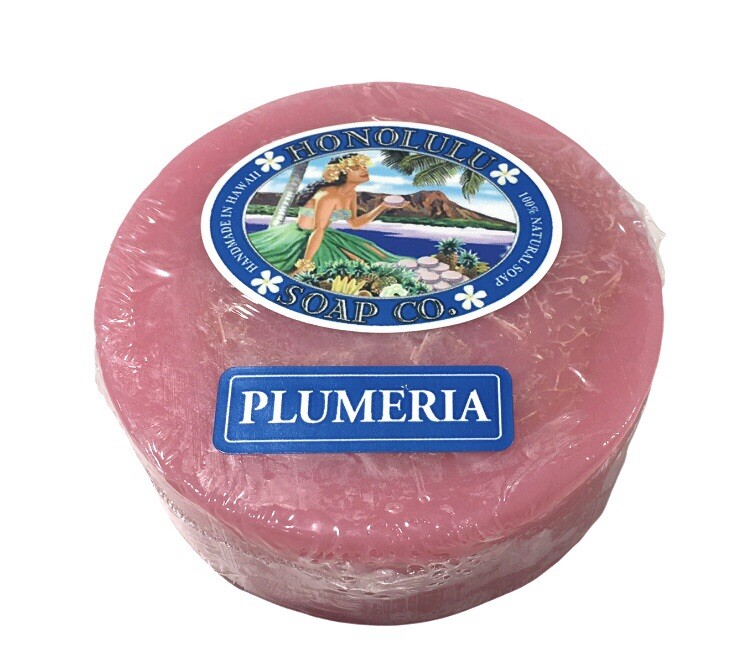 Honolulu Soap Company – Plumeria – Loofah Soap Made in the USA