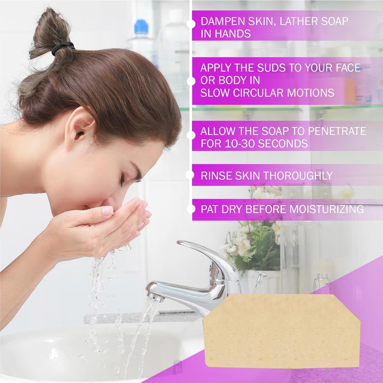Eczema Soap Bar for Face and Body Â All Natural Dermatitis, Psoriasis Treatmen