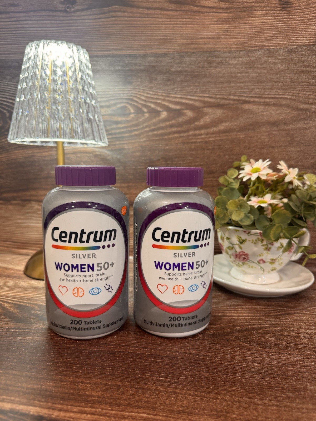 Centrum Silver Women 50+ Supports Heart Brain Eye Health Bone Strength 6/27