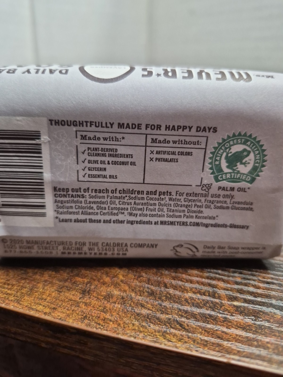 3 Mrs. Meyer’s Clean Day Lavender Scent Aromatherapeutic Daily Bar Soap 5.3oz