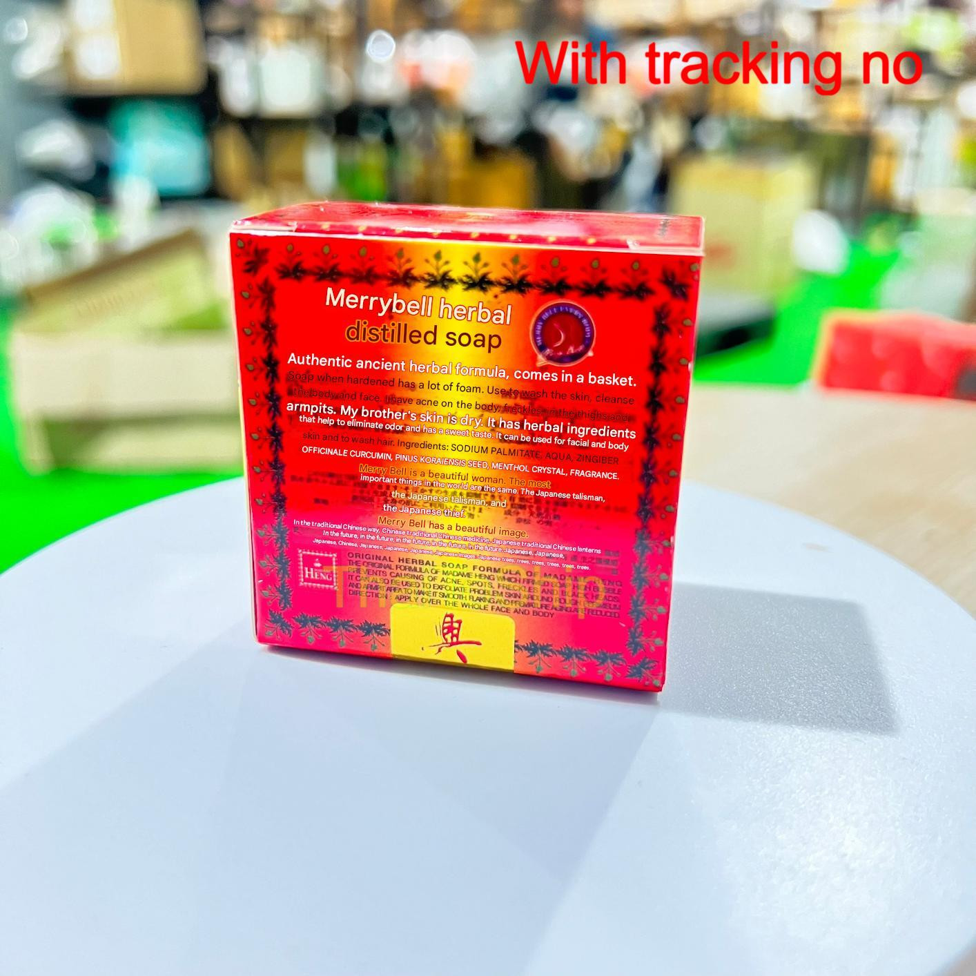 45 G Madame Heng Merry Bell Herbal Face & Body Soap Acne Freckle Groin Original