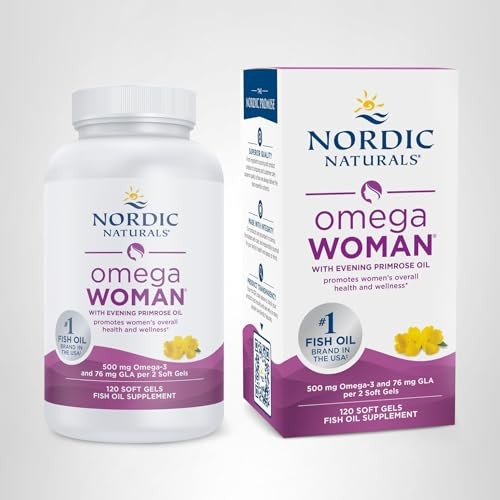 Nordic Naturals Omega Woman, Lemon – 120 Soft 120 Count (Pack of 1), Yellow