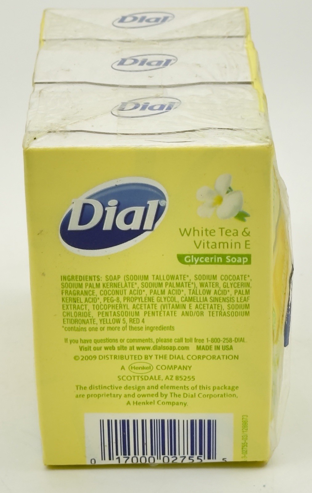 Dial Natural Radiance White Tea Vitamin E Glycerin Bar Soap 4 Ounce 3 Count 2009