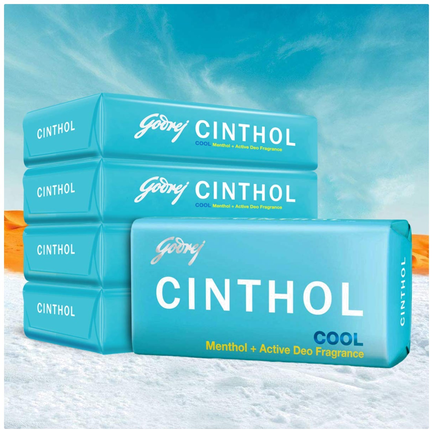 Refreshing Menthol Soap Pack of 5