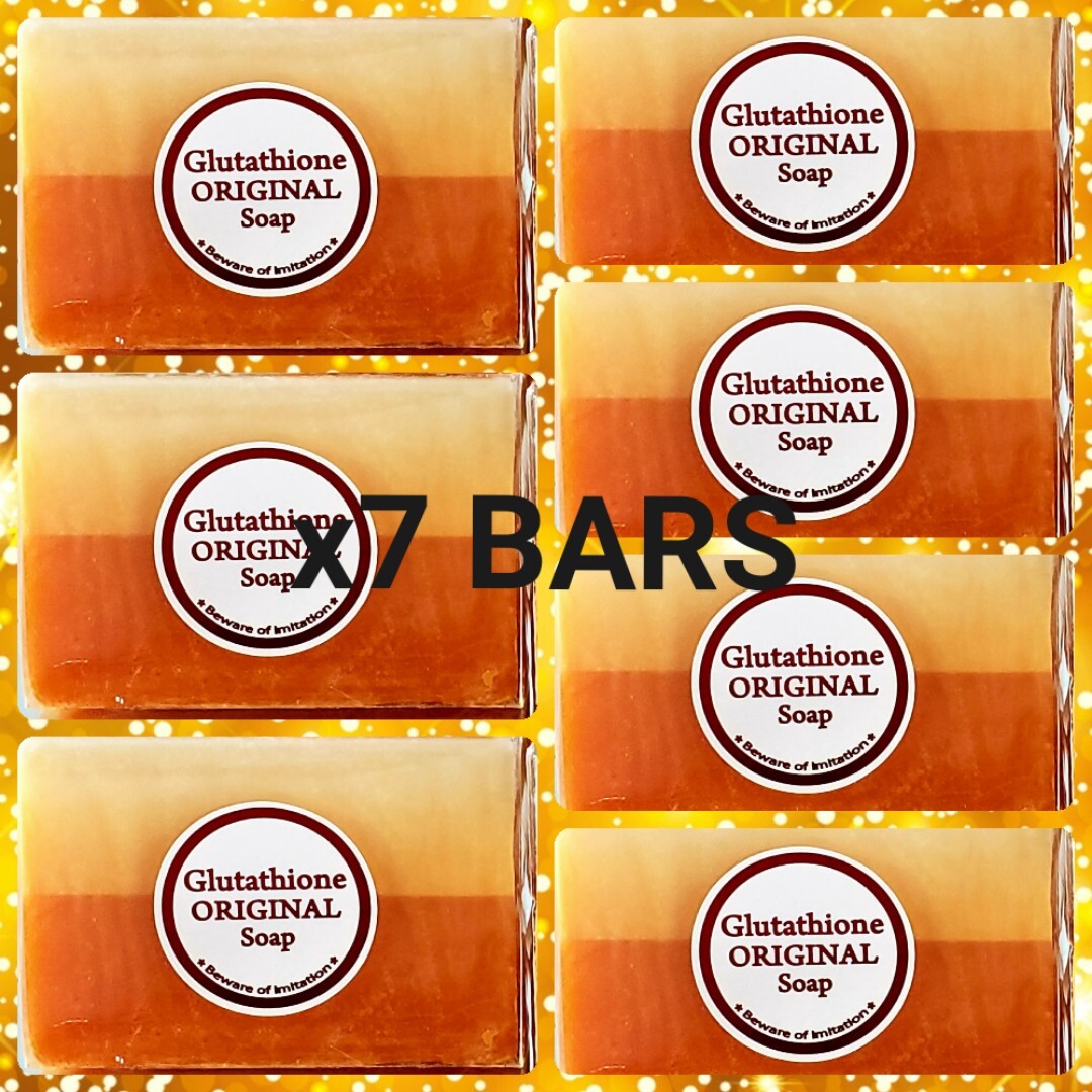 Kojic Acid & Glutathione Whitening Soap x7 BARS 💯 AUTHENTIC!!!