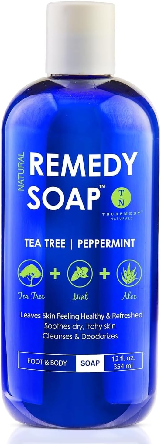 12 oz Tea Tree Oil Body Wash – Invigorating Tea Tree Soap with Peppermint, Aloe,