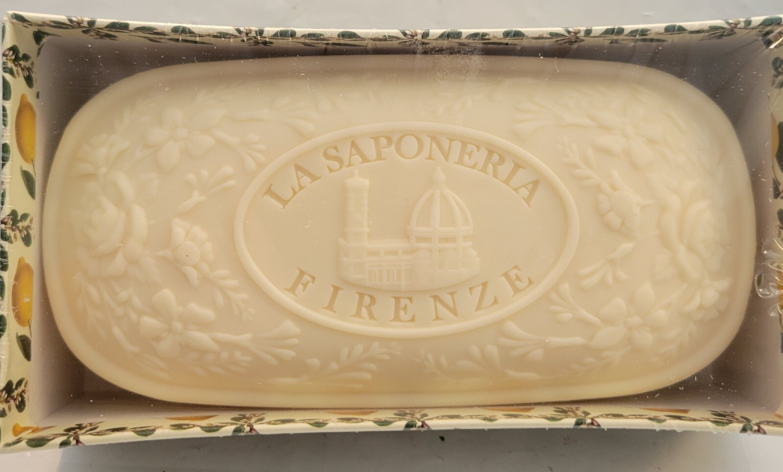 2x La Saponeria Firenze LEMON Scented Soap 10.5 oz Made in Italy 5″ Bar Tuscany