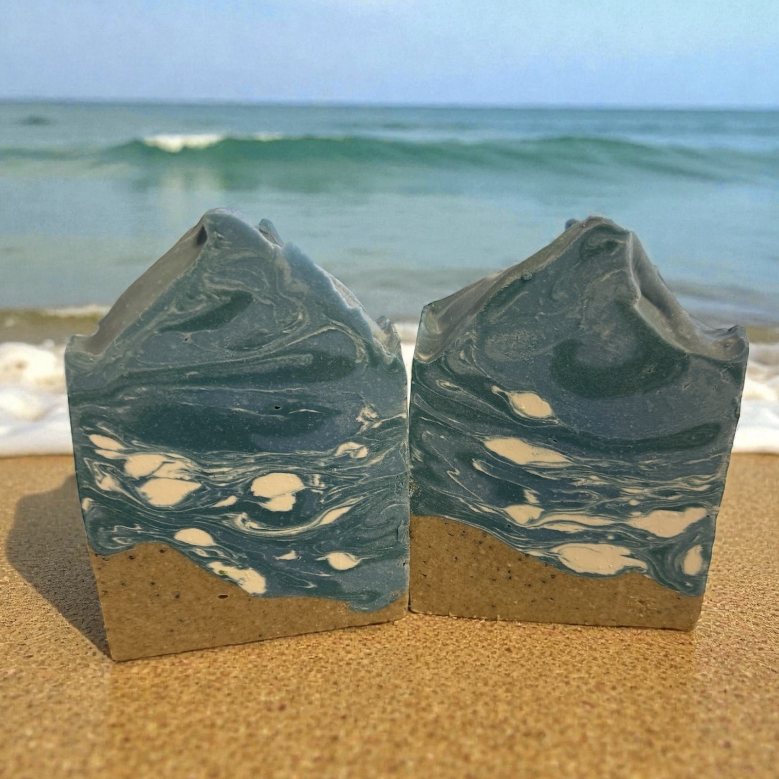 Beach Handmade Bar Soap – Lick Me All Over Scent With Poppy Seeds Exfoliation
