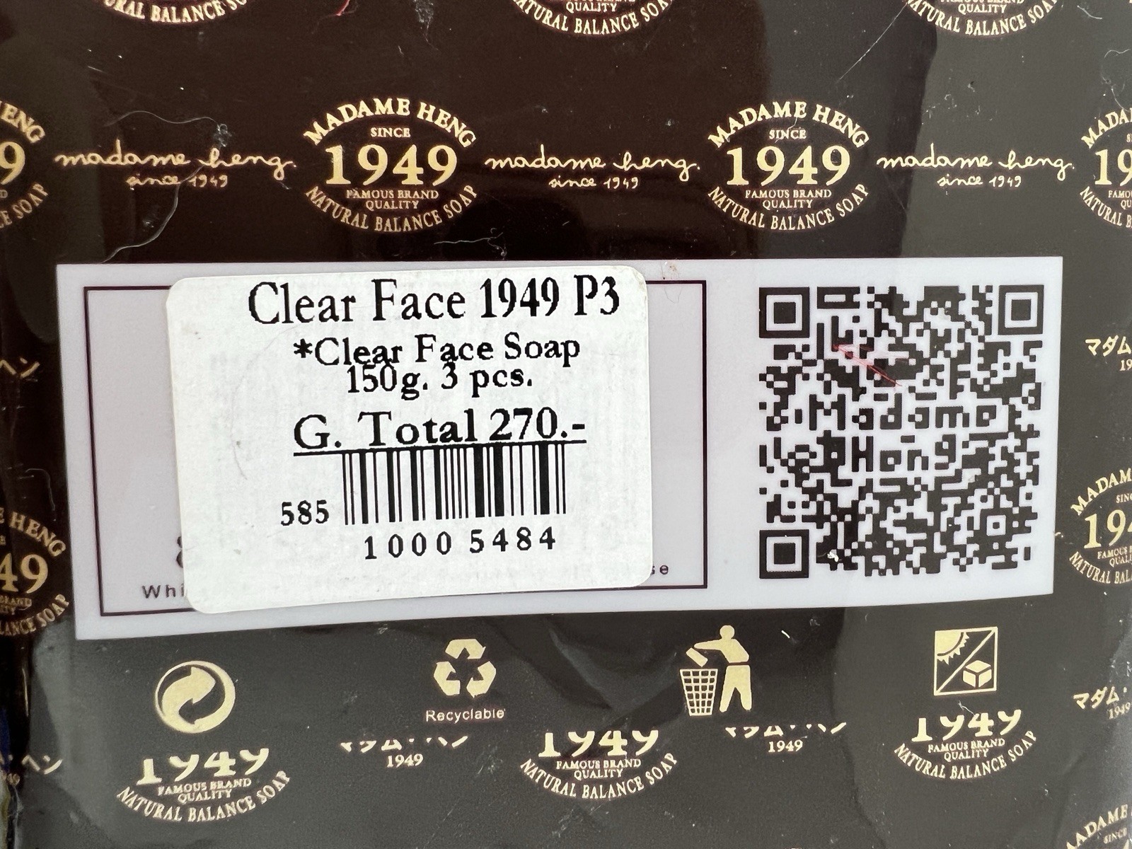 Madame Heng Care Spa Clear Face & Body Aroma Therapy Soap Love Time Stories