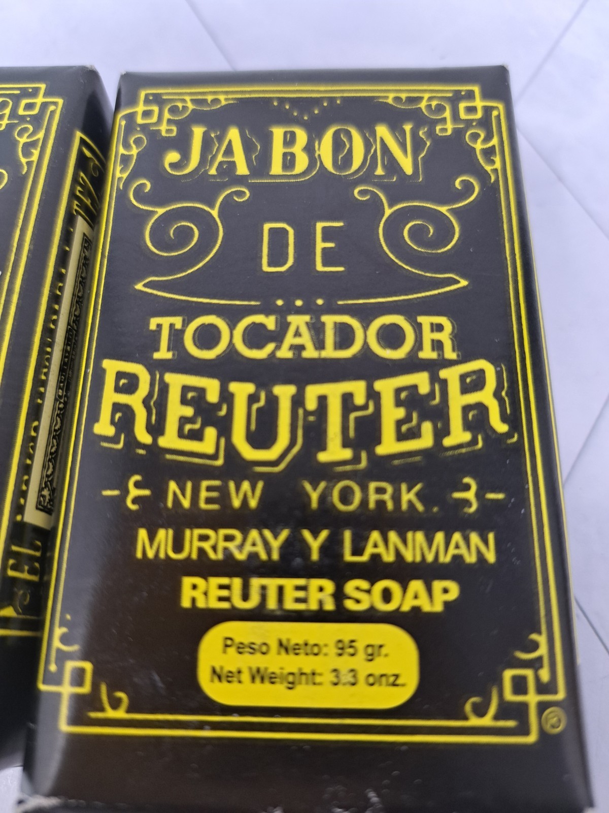 Jabon De Tocador Reuter NY Murray Lanman Soap Bars – 2 – 3.3 Oz Bars