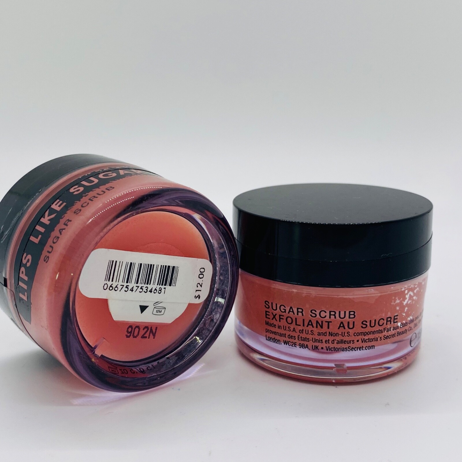 2-Pack Victoria’s Secret Lips Like Sugar Exfoliating Lip Scrub 0.5 oz 15 g Each