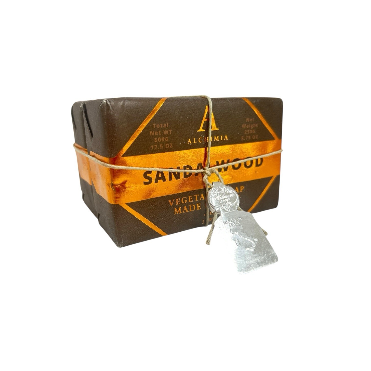 Alchimia Sandalwood Vegetable Men Soap Bar 10.5 Oz/ Large NEW