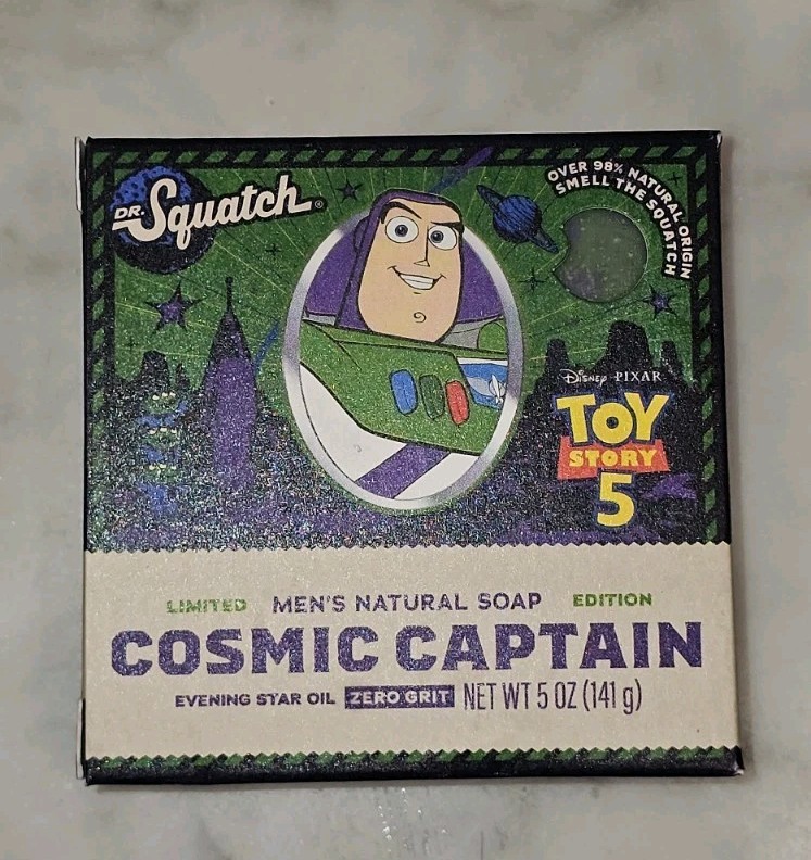SET OF 2 Dr. Squatch Soap Disney Pixar Toy Story 5 Howdy Hero + Cosmic Captain