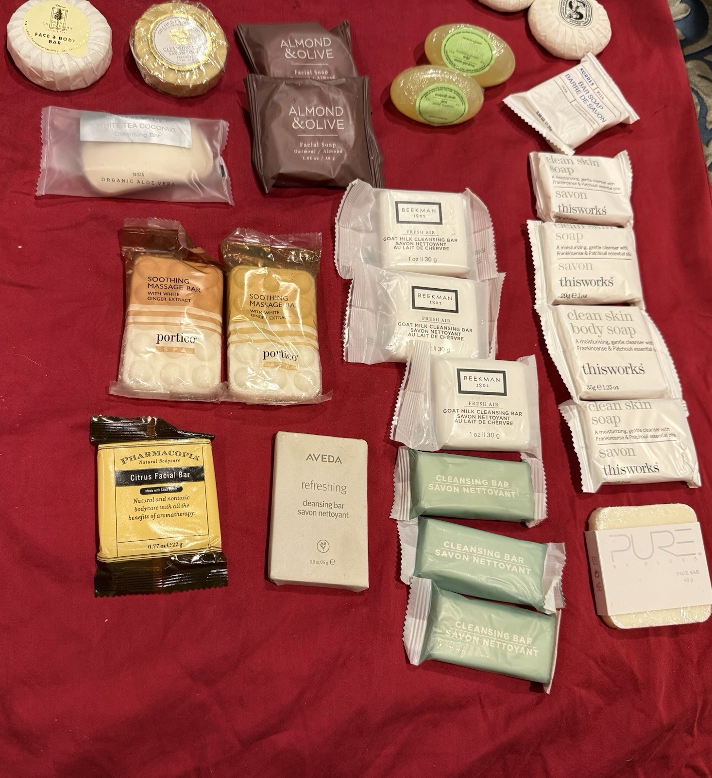 Travel size Soap & Shower Gel lot – Qty 118