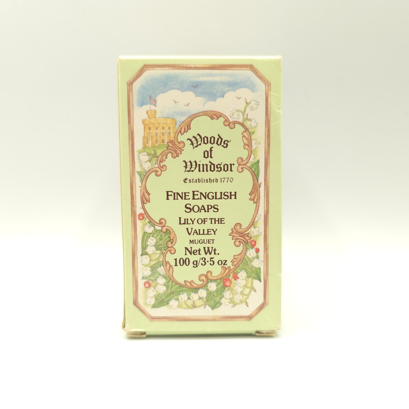 1992 Woods of Windsor Lily of the Valley Fine English Soap 3.5 oz England