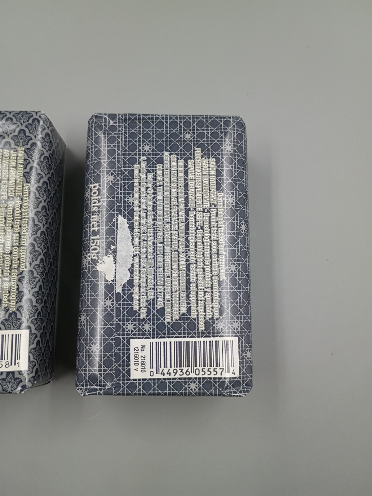 Lot Of Crabtree & Evelyn Nomad Moisturizing And Sandalwood Aromatic 5.3oz. Soap