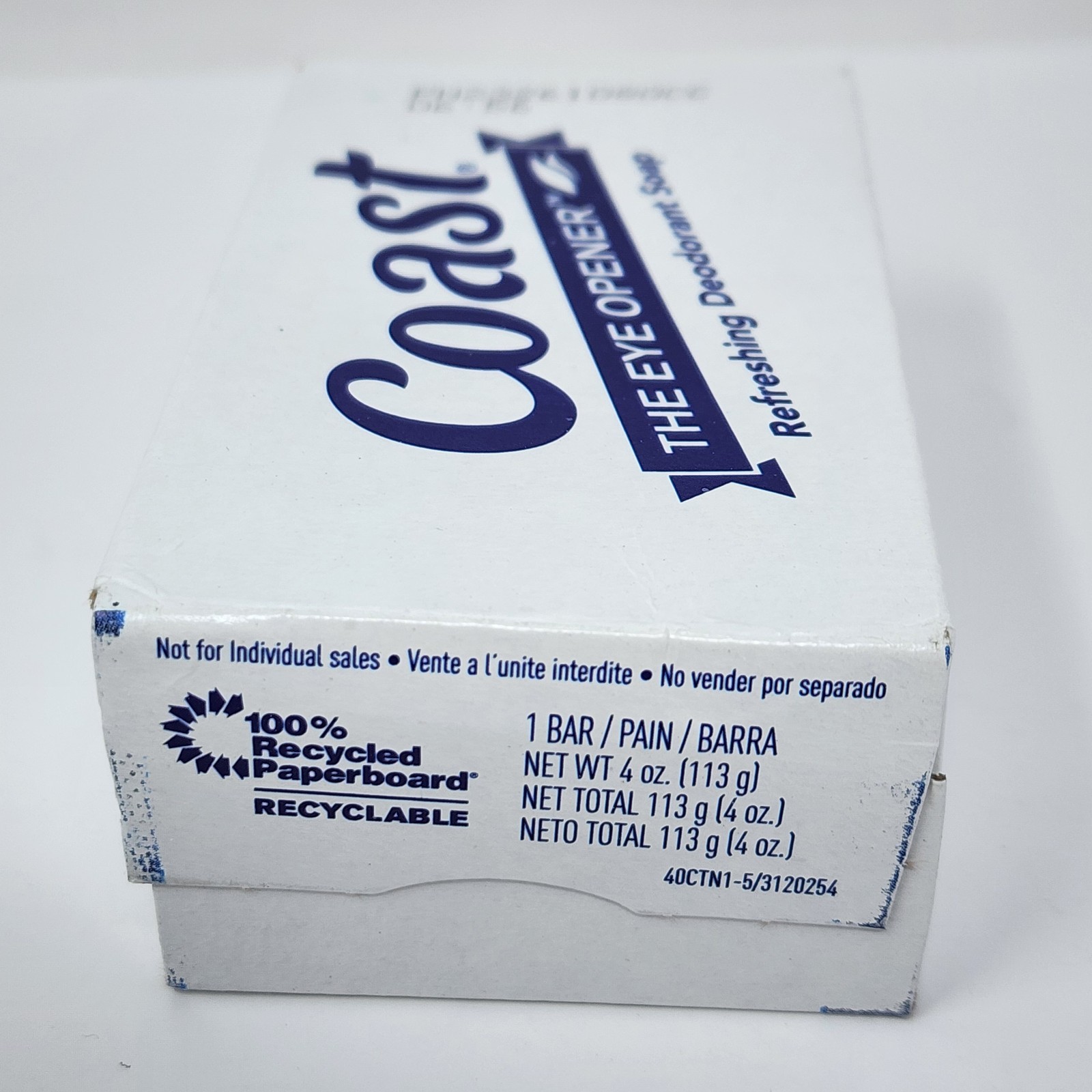 Coast Deodorant Soap Bar Fresh Scent 4.12 oz Bars Eye Opener (8 Pack)