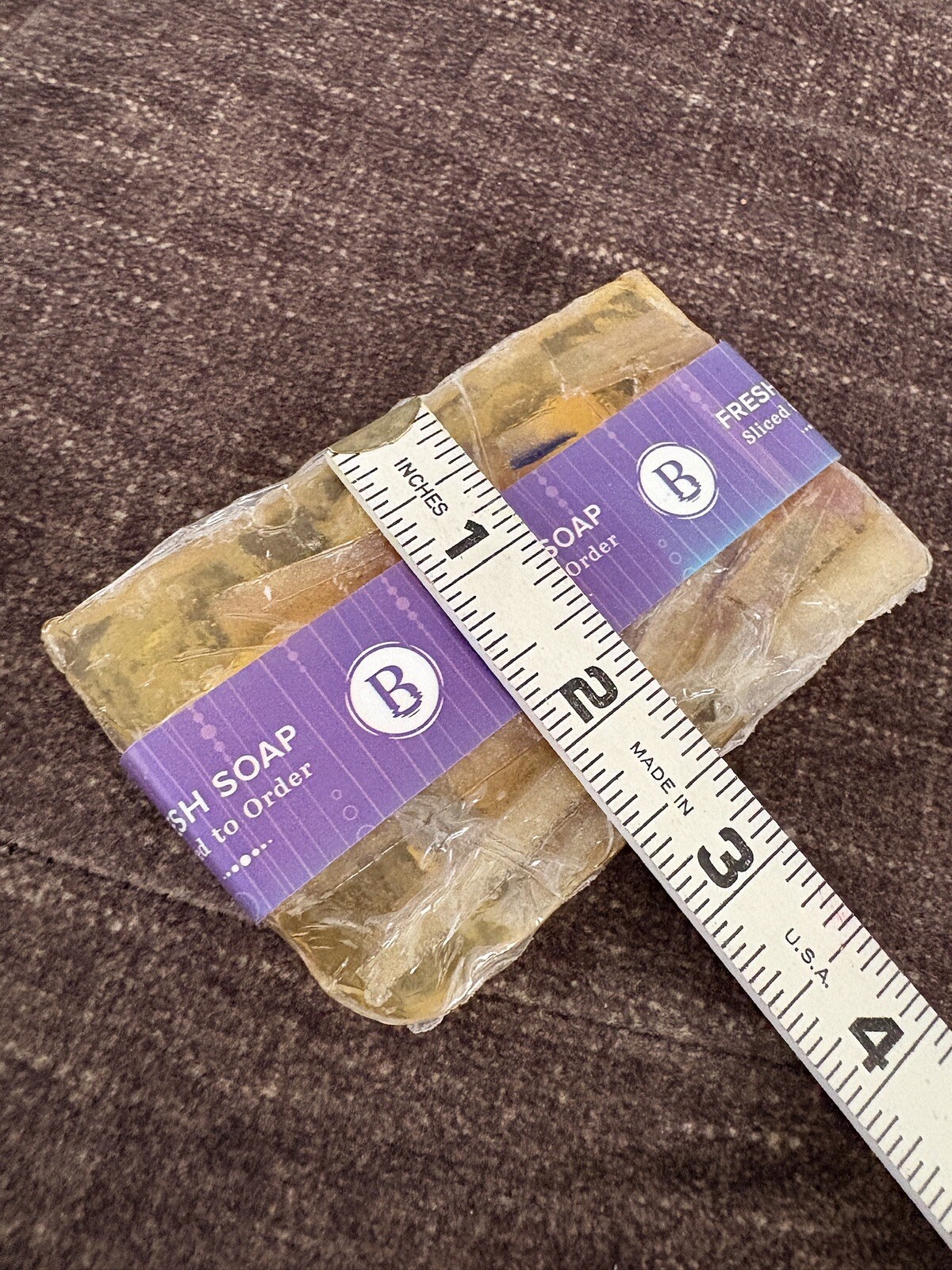Disney Springs Orlando Basin Fresh Cut Soap Bar Patchouli Oil Translucent Soap