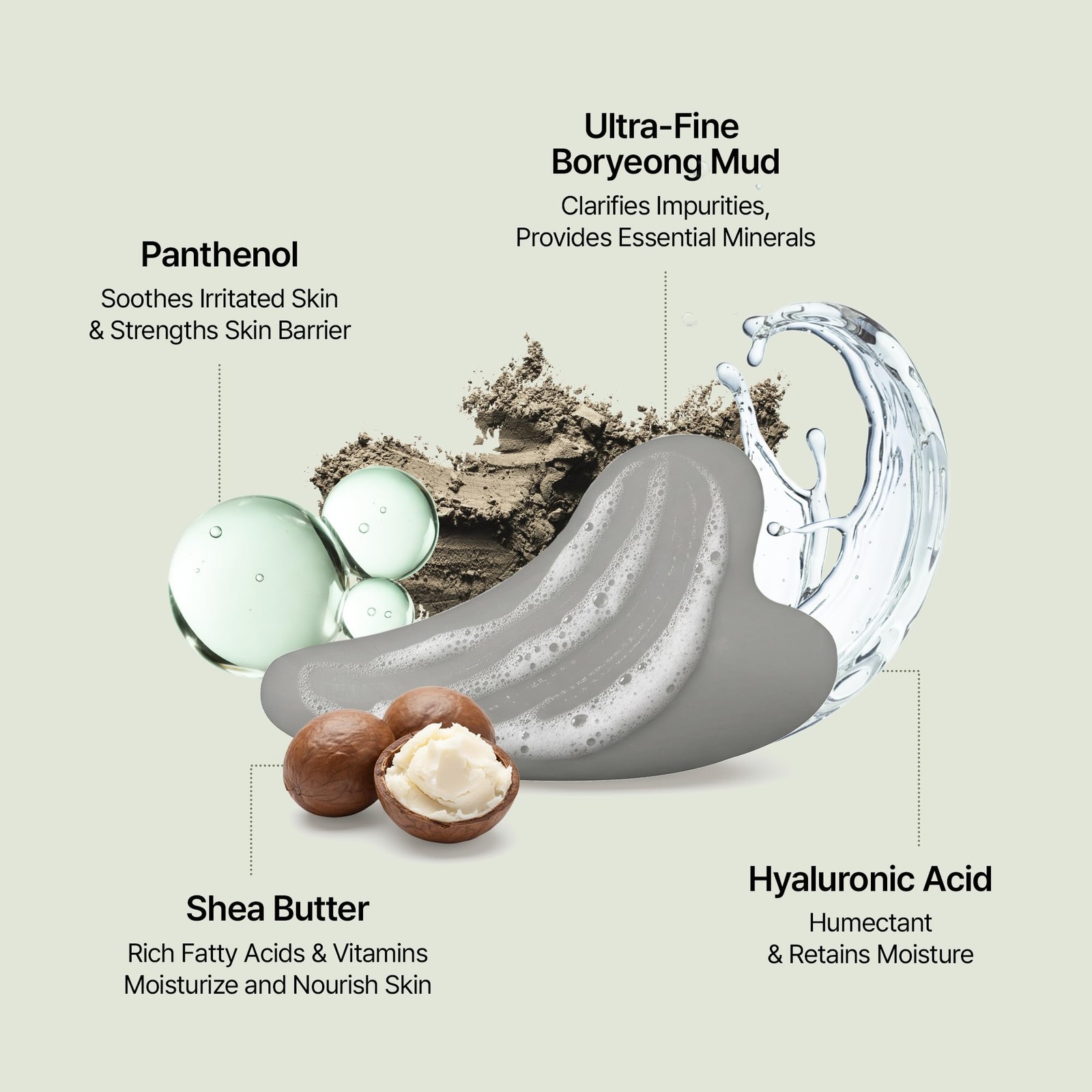 BRMUD Relief Mud Gua Sha Bar Soap – Mask 2.99 Ounce (Pack of 1)