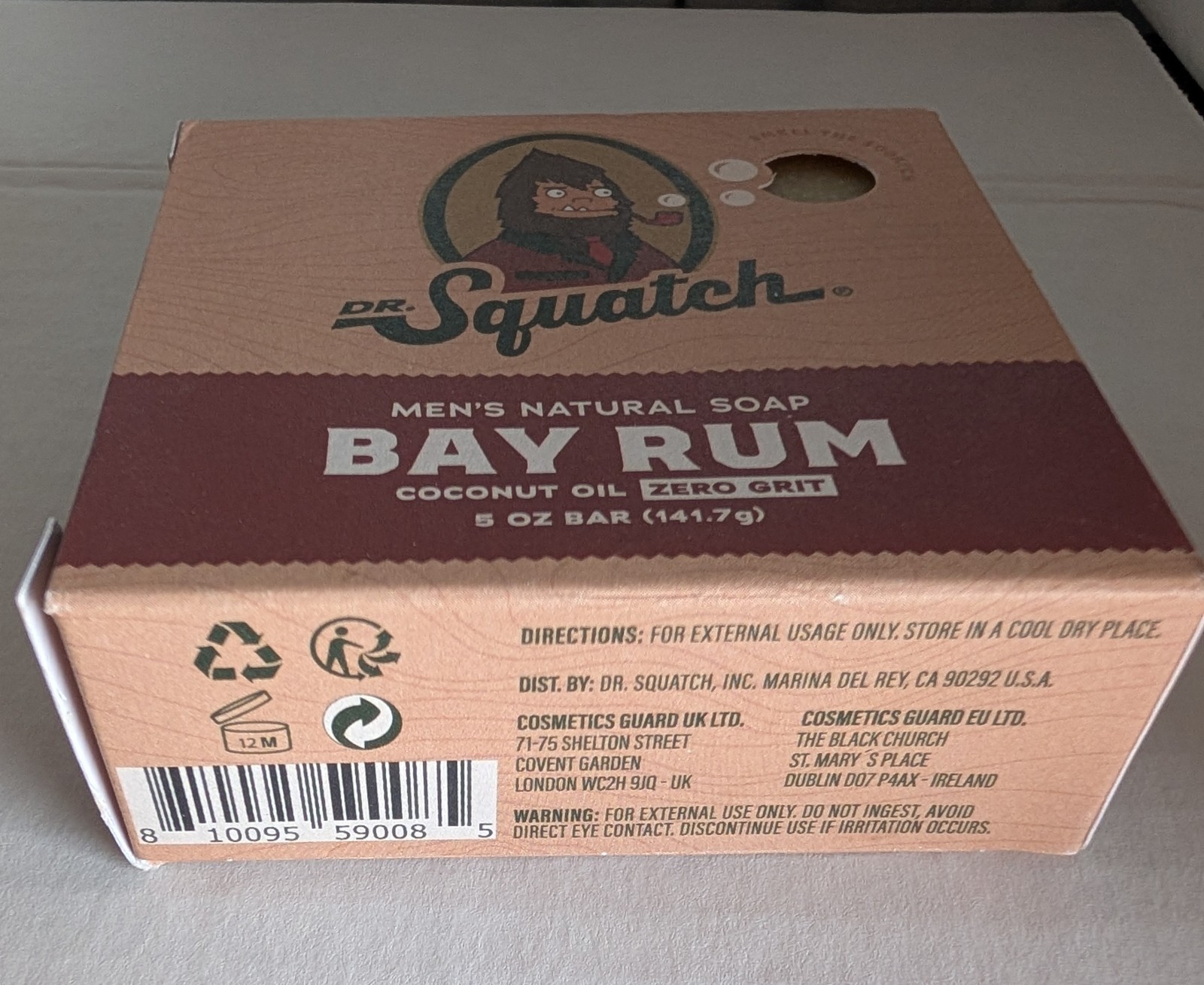 Lot of 27 Dr. Squatch Bay Rum Men’s Natural Soap Bars 5 Oz Zero Grit