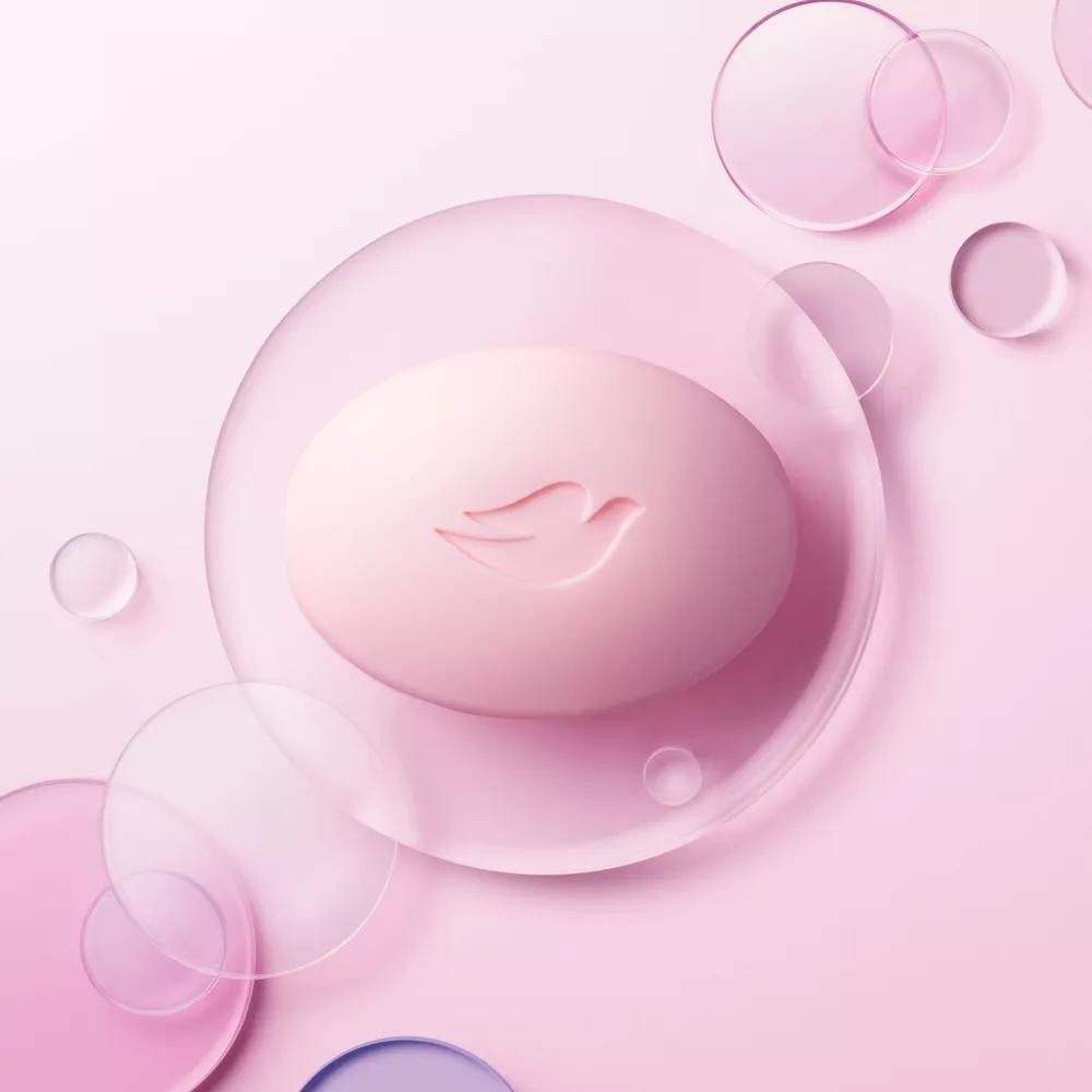Dove Pink Rosa Beauty Bar Soap 3-Pack, 3-in-1 Moisturizing for Face/Body/Hands
