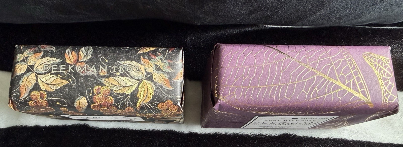 NEW Beekman 1802 Goat Milk Bar Soap Set Of 2 Falling Leaves Fig Leaf 9 Oz 255 g