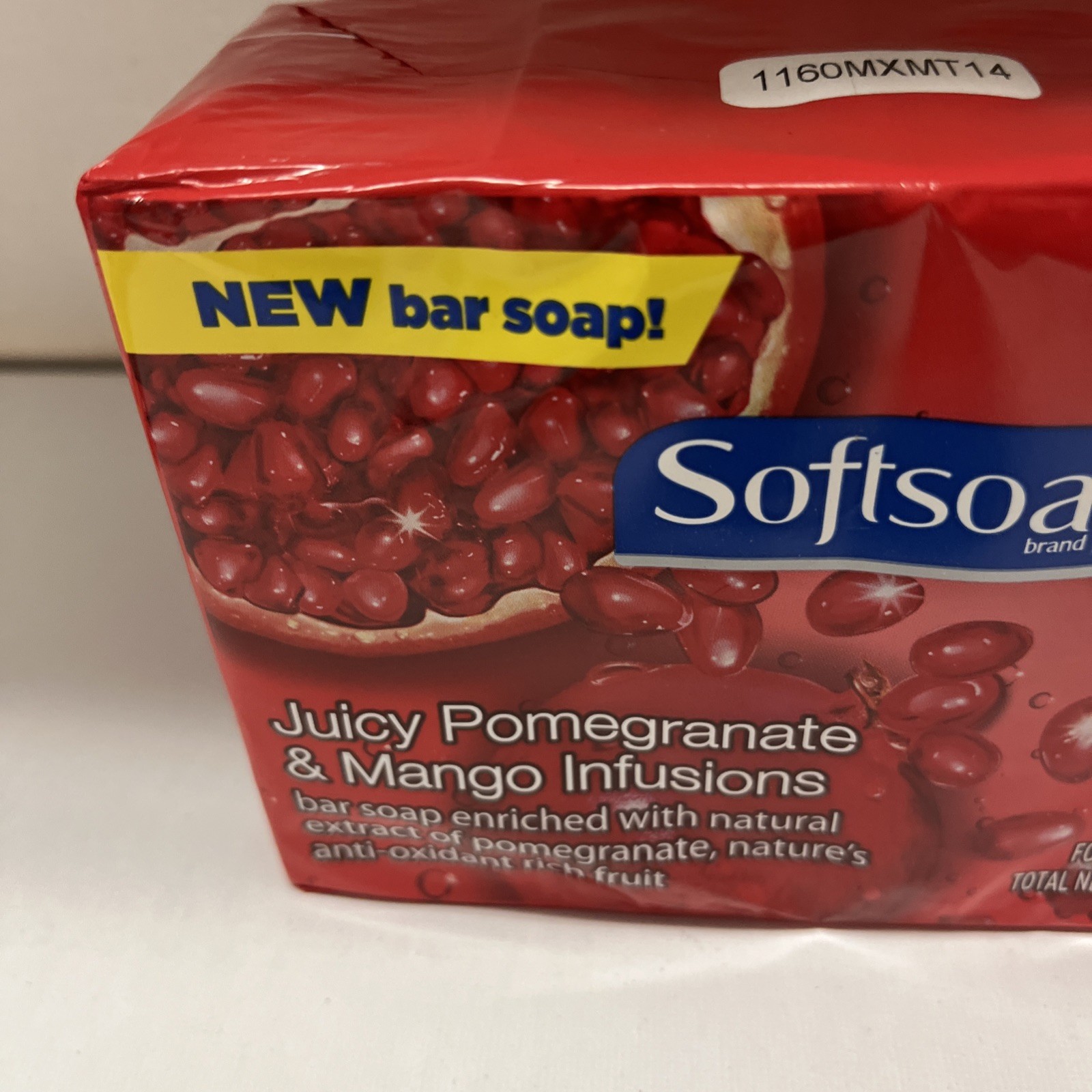 Softsoap Juicy Pomegranate & Mango Infusions Bar Soap- 4 PacK