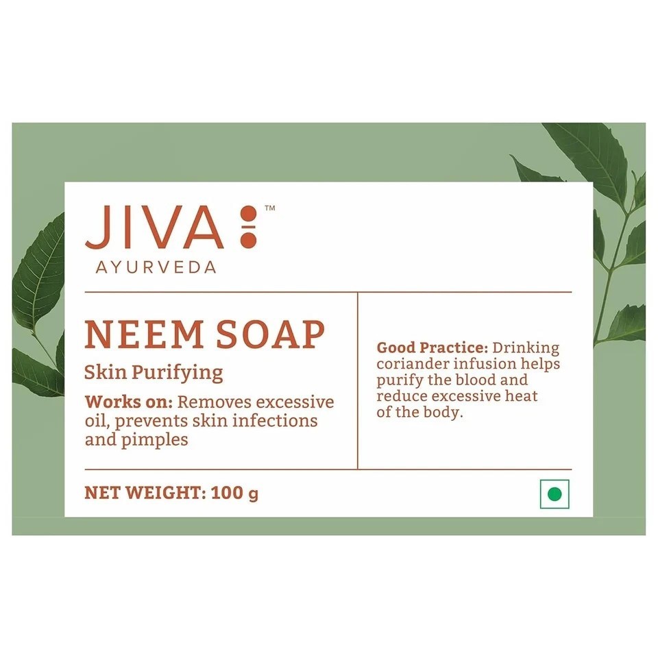 Neem Soap – 100gm | Deep Cleansing Of Pores | Prevent Pimples, Acne (Pack of 4)