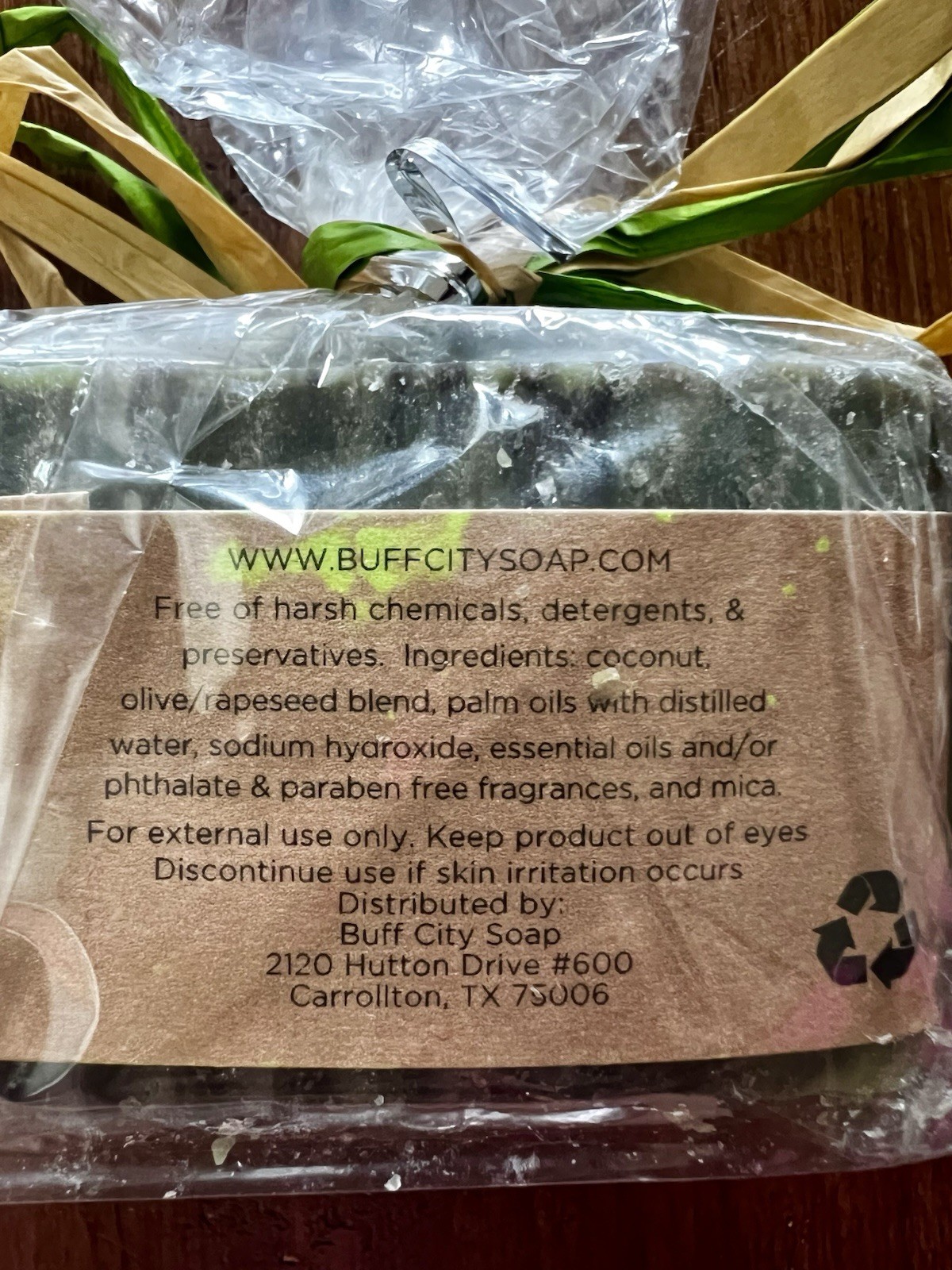 Buff City Soap Hunter Scent Body Bar Soap 5.5 oz Paraben/Phthalate-Free