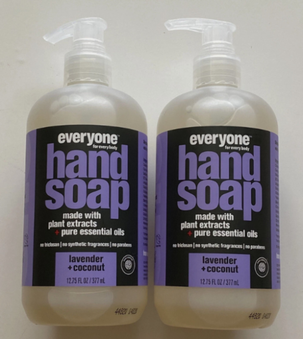 Everyone Liquid Hand Soap, 12.75 Ounce (Pack of 2), Lavender and Coconut, made w