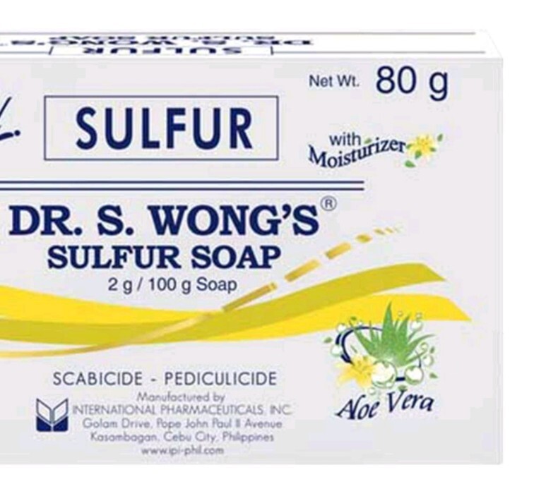 DR. S Wong’s Sulfur Soap with Aloe Vera 80g for pimples other skin problems New!
