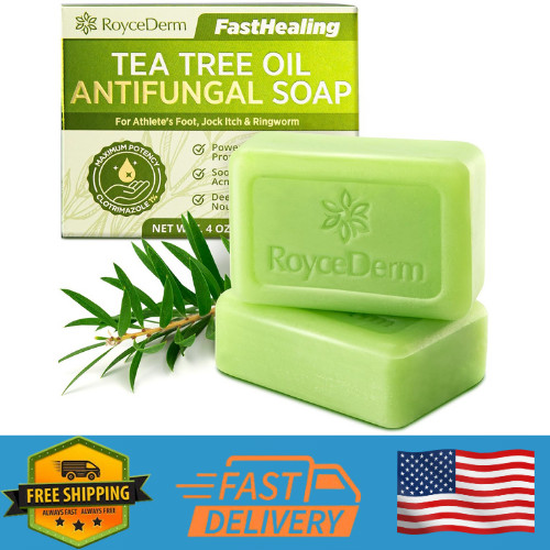 Roycederm Antifungal Antibacterial Tea Tree Soap | Treatment Soap for Face &…