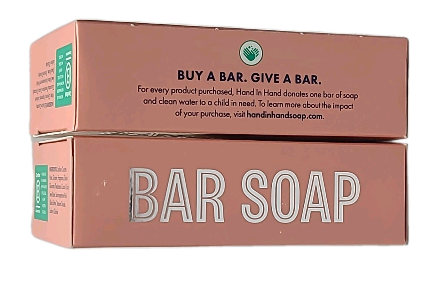 3 × HAND in HAND Bar Soap Bergamot & Crisp Basil, CACTUS BLOSSOM Scent 5 oz Each