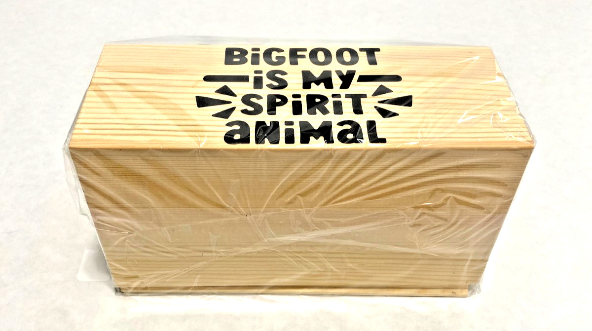 Bigfoot Is My Spirit Animal Personal Care Gift Box Set, Soap, tool, lip balm etc