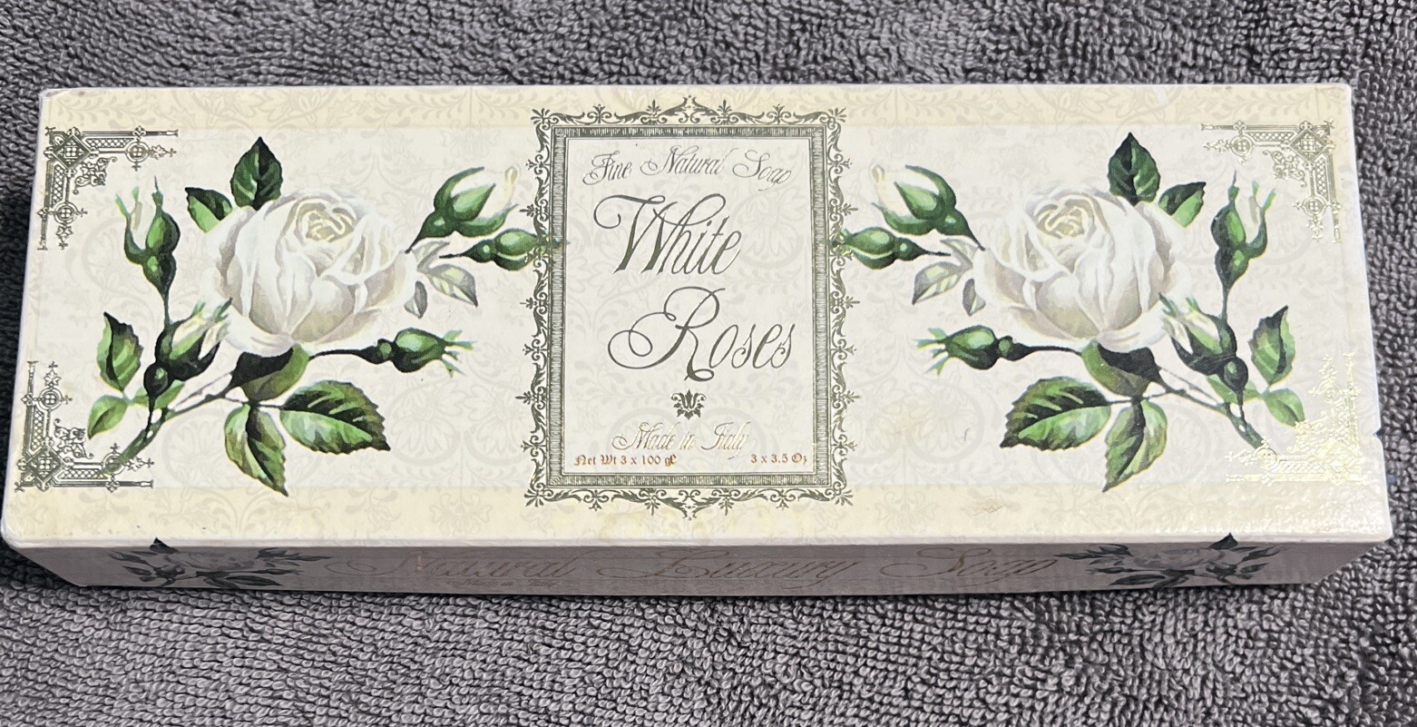 Saponificio Varesino Fine Natural Soap White Roses Soaps Made In Italy 3x 3.5oz