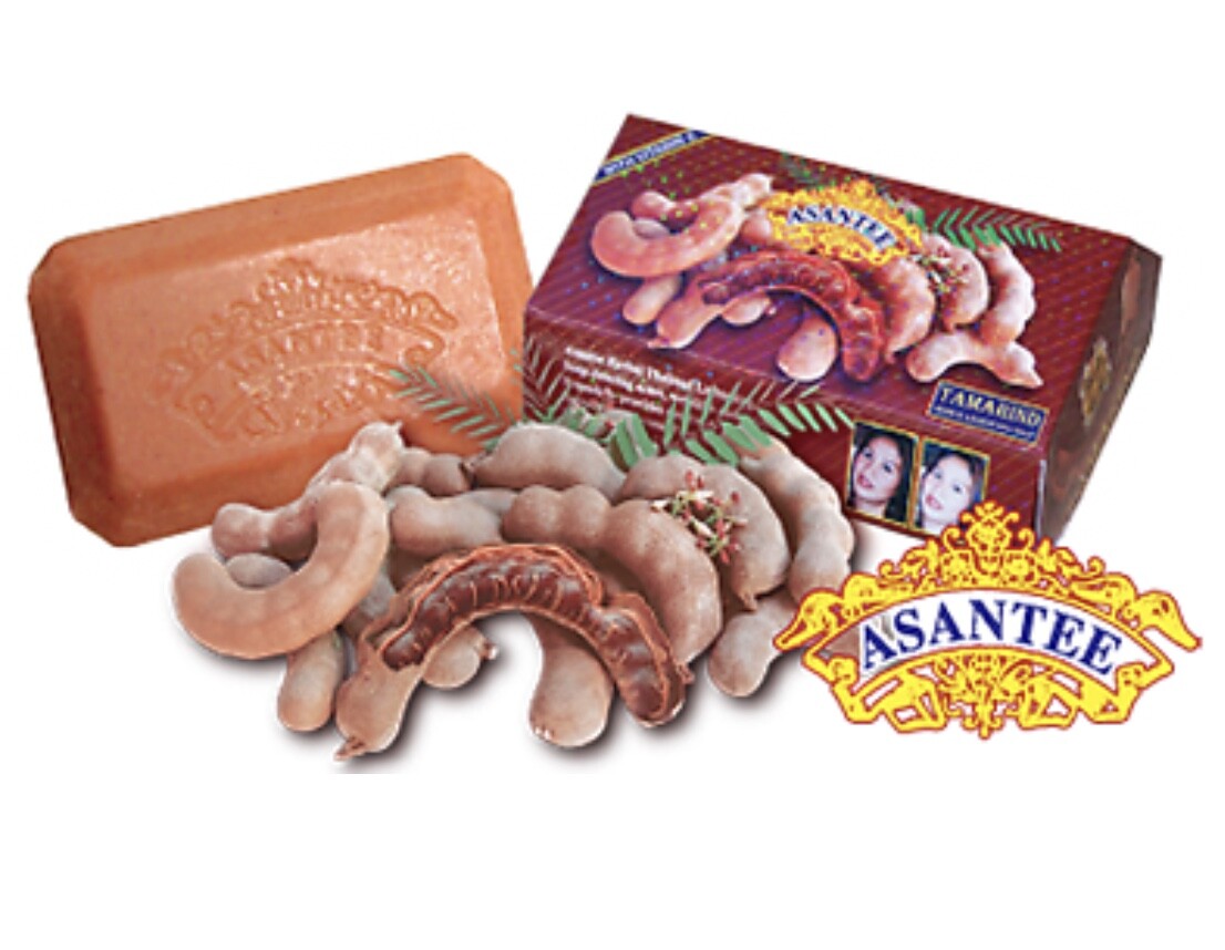 2 x Asantee Thai Herbal Tamarind Honey Soap Skin Whitening 125g.