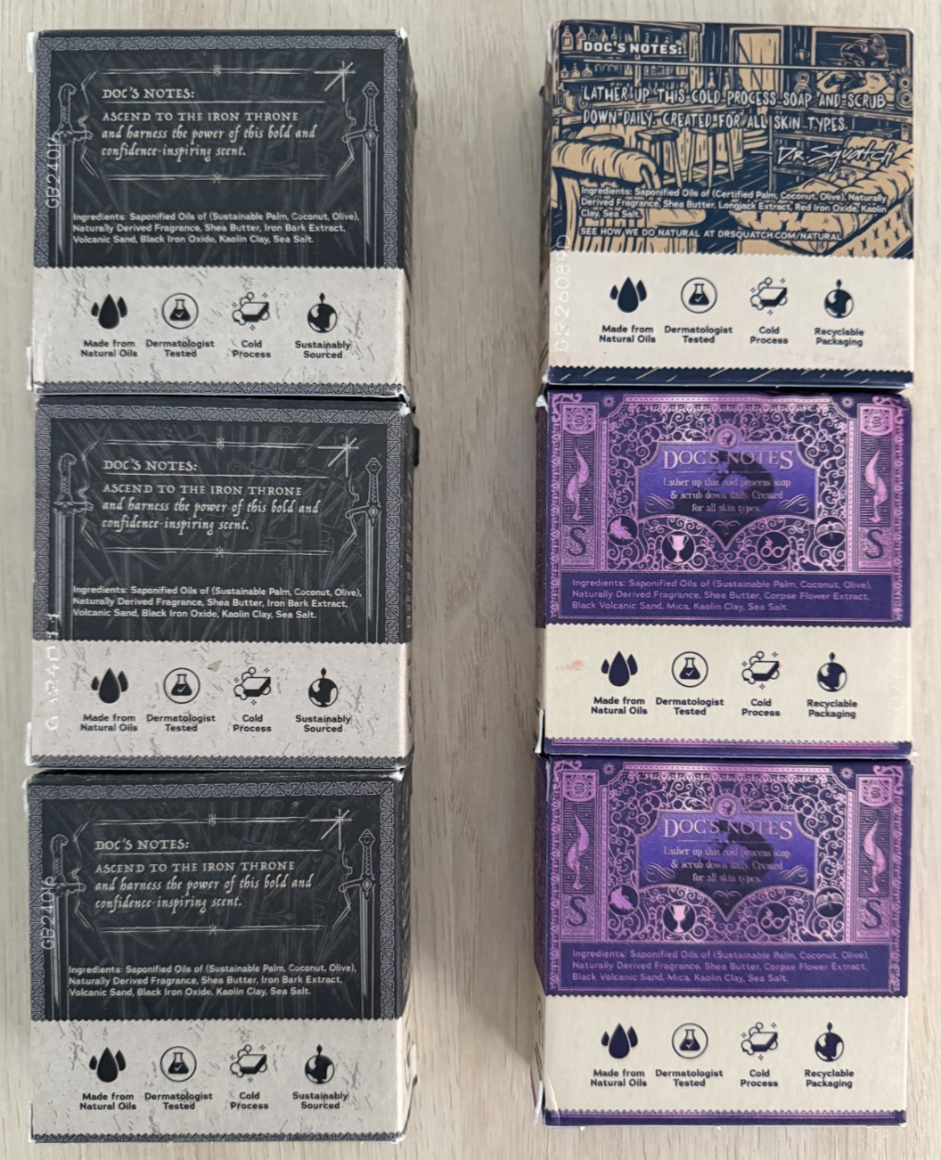 Dr. Squatch Assorted Limited Edition 6-Pack 5 oz Soap Bars – G.O.T. Harry Potter