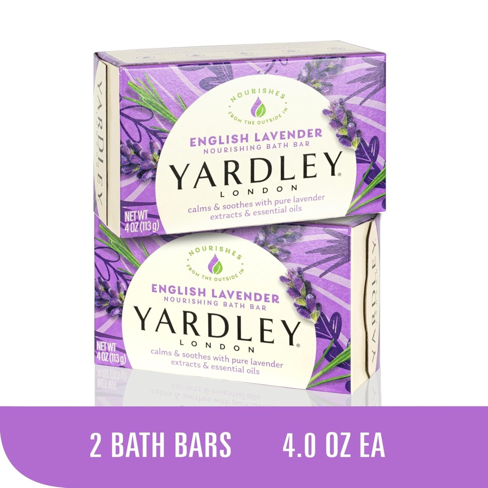 10-Pack Bath Soap Bars – English Lavender, Oatmeal Almond, Aloe Avocado, Cocoa B
