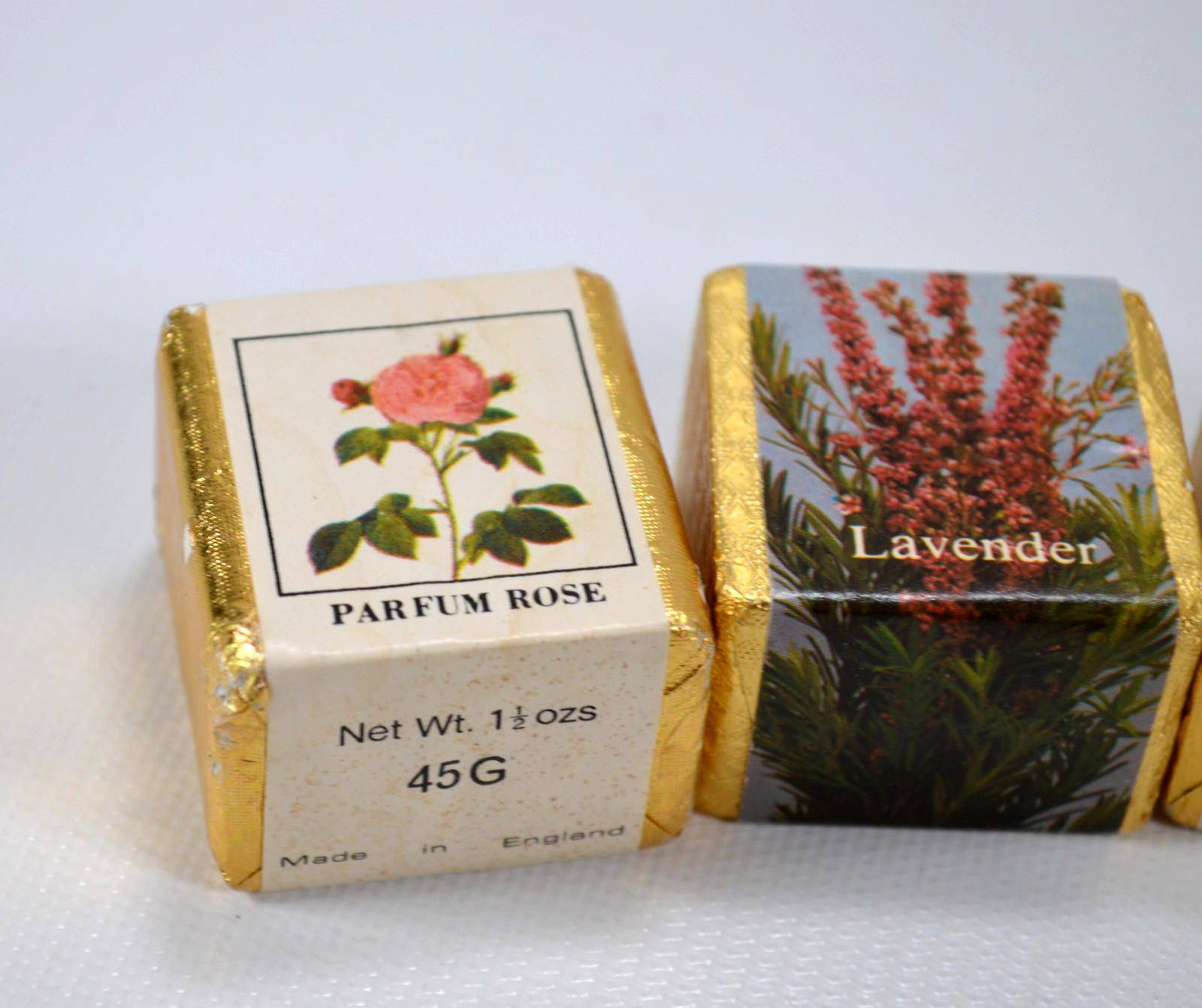 Misc Lot of 6 Fragrance Bath Cubes 45g/ 1.5 oz Sandalwood Lavender Rose Parfum