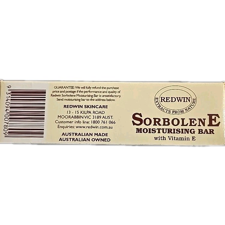 2 Bars Redwin SorbolenE Soap Vitamin E & Glycerine Moisturizing