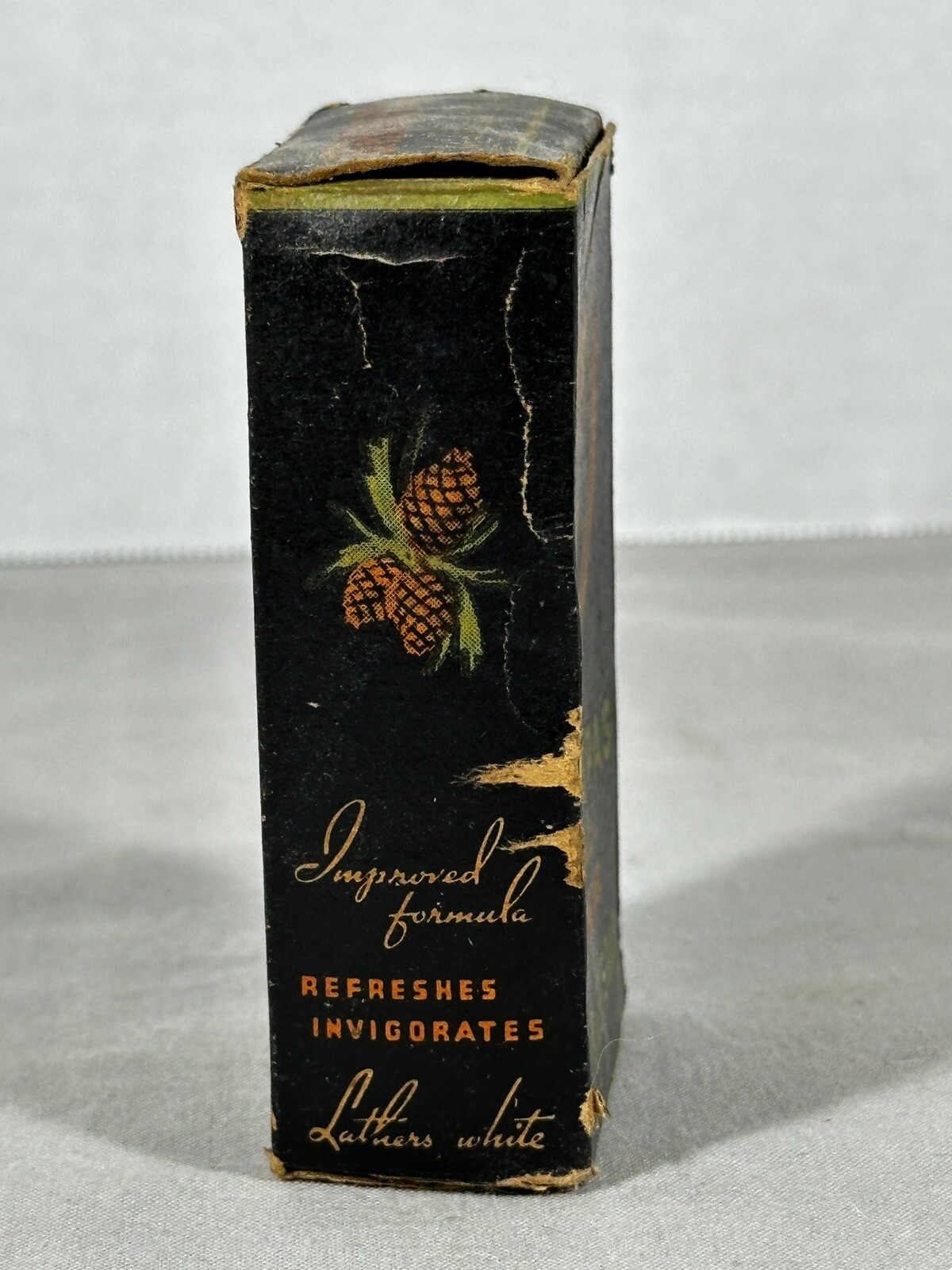 Antique Grandpa’s Wonder Pine Tar Toilet Soap Cincinnati Ohio Orig Paper Insert
