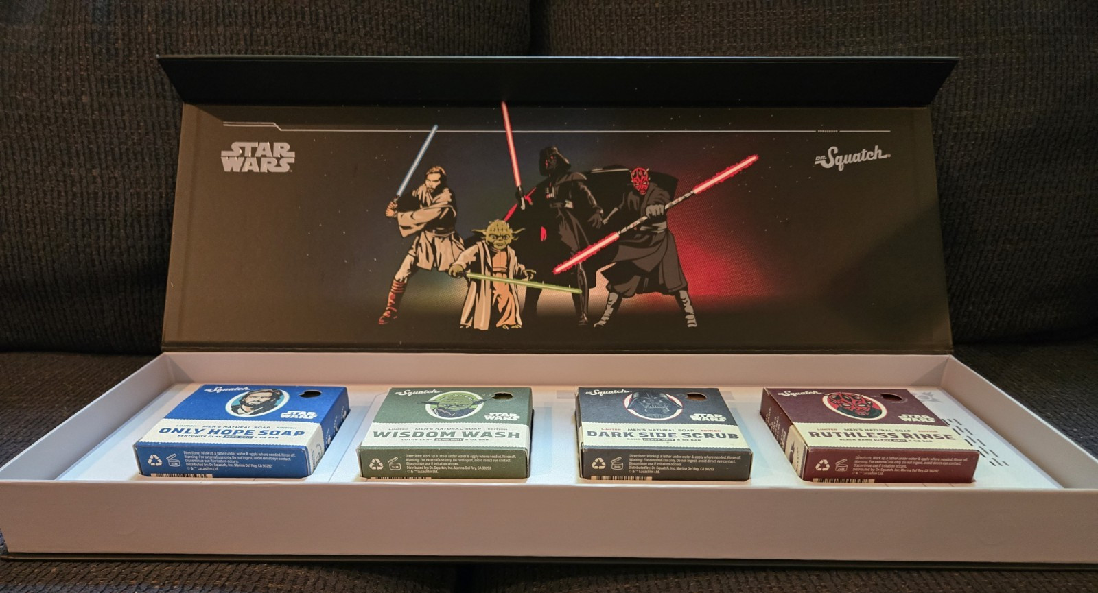 STAR WARS Dr. Squatch (Original) Limited Edition Collector’s Box and Set of 4