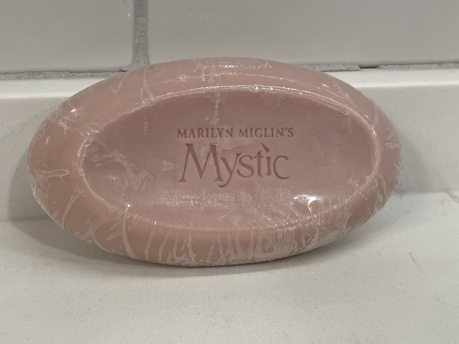 Vintage Marilyn Miglin Mystic Bar Soap Perfumed Scented Pink 3.5 oz New Sealed