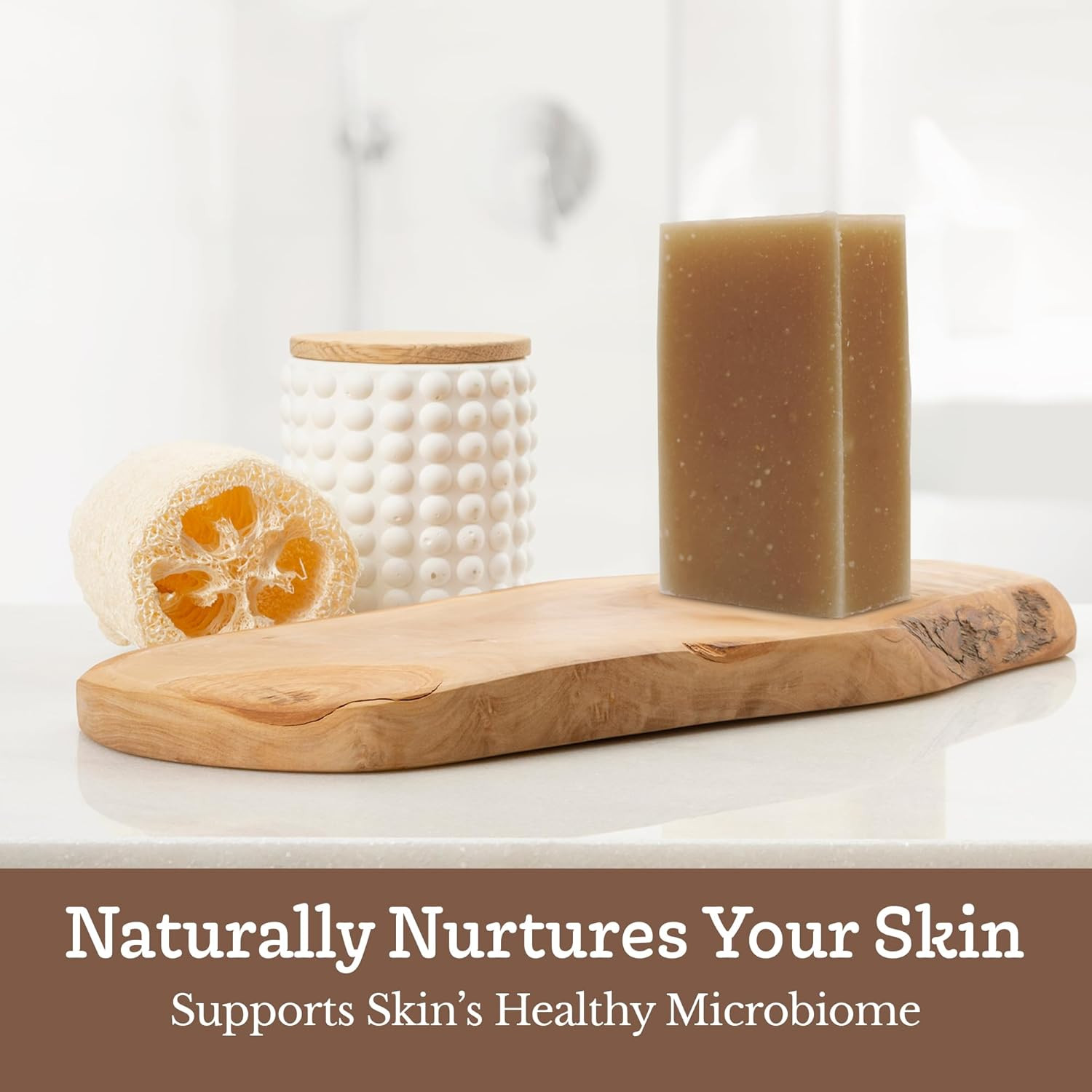 Southern Natural Goat Milk Soap Bar – Oatmeal Milk & Honey 3 Pack – for Dry Sens