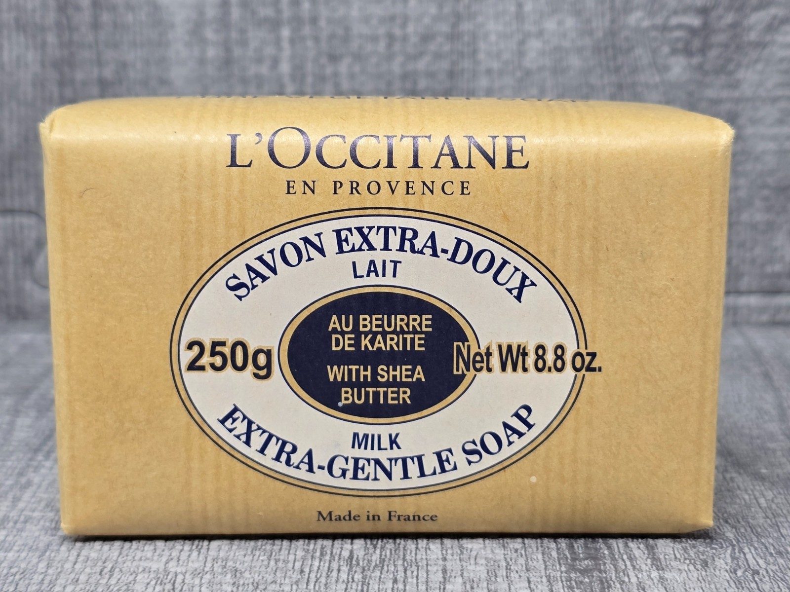 L’OCCITANE EN PROVENCE SHEA MILK EXTRA GENTLE SOAP 8.8 OZ SEALED BAR NEW