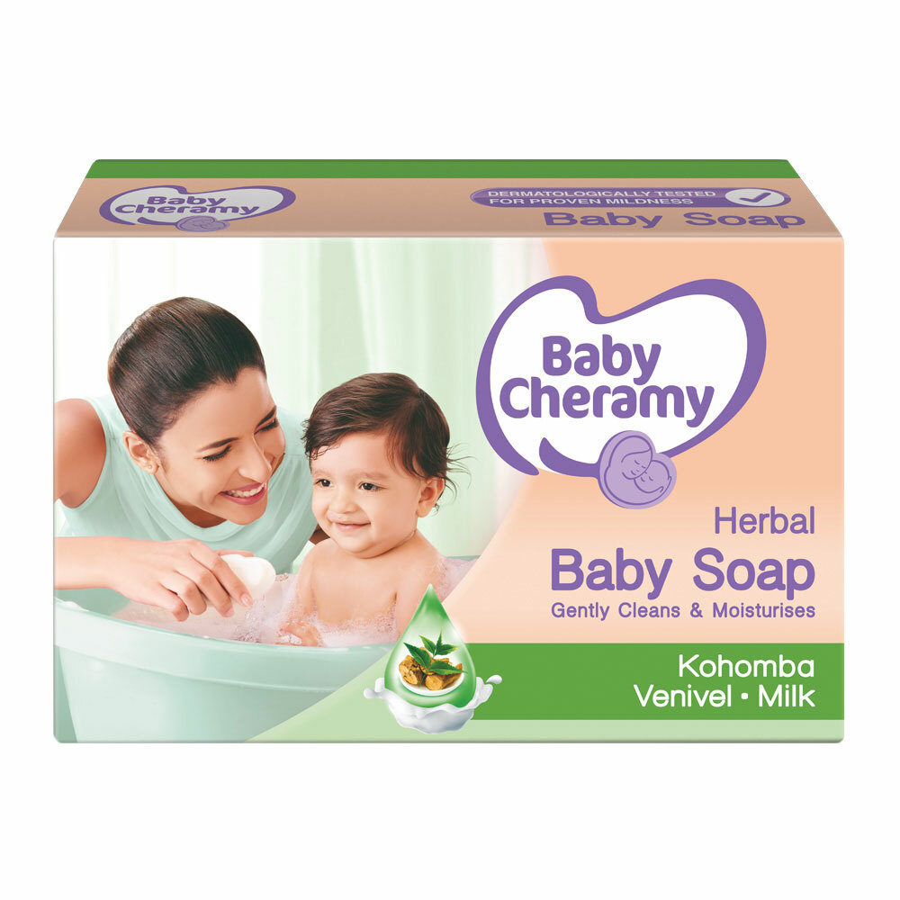 BABY SOAP- Baby Cheramy Floral & Herbal Milk Soap Moisturising (100g) Sri Lanka