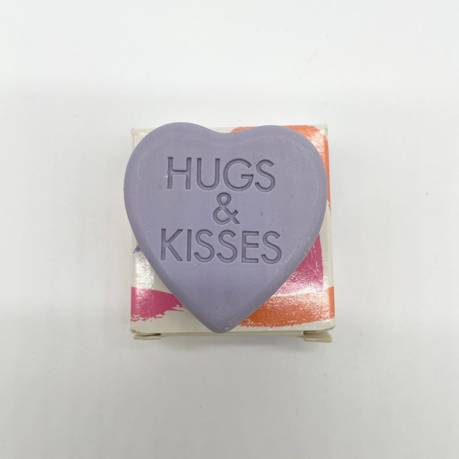 Vintage Avon Bath Soap Heart to Heart 1980s Hugs Kisses Sweetheart Valentines
